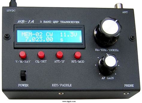 Firmware is released as open source and most project files are released as well, with the only restriction of not commercial use (manufacturing and sales of kits or complete product). . Eham qrp transceivers